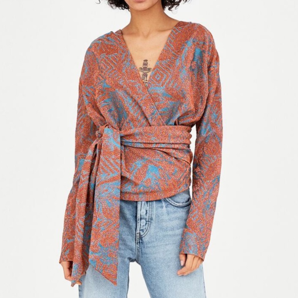 Zara Wrap Top
